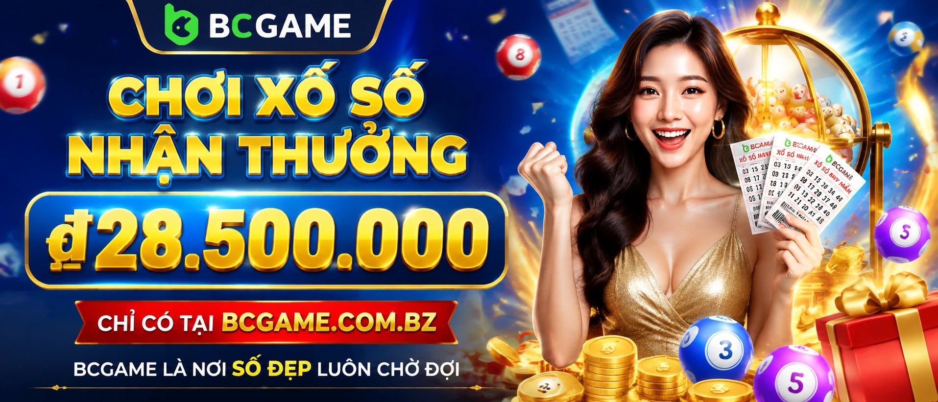 Giao diện xổ số trên thiết bị di động