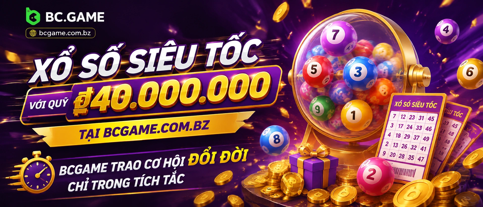 Kênh xổ số và trung tâm dữ liệu BCGAME